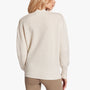 Crossover Cashmere Sweater In Ivory | James Perse Los Angeles