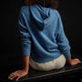 Lightweight Cashmere Hoodie in Blue Raspberry | James Perse Los Angeles
