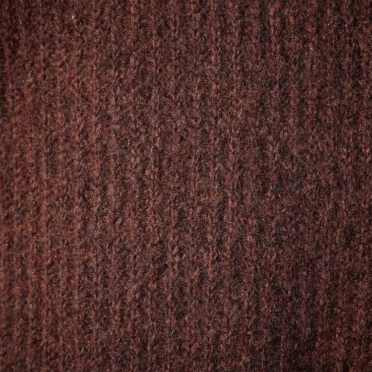 Rib Funnel Nk Sweater in Americano | James Perse Los Angeles