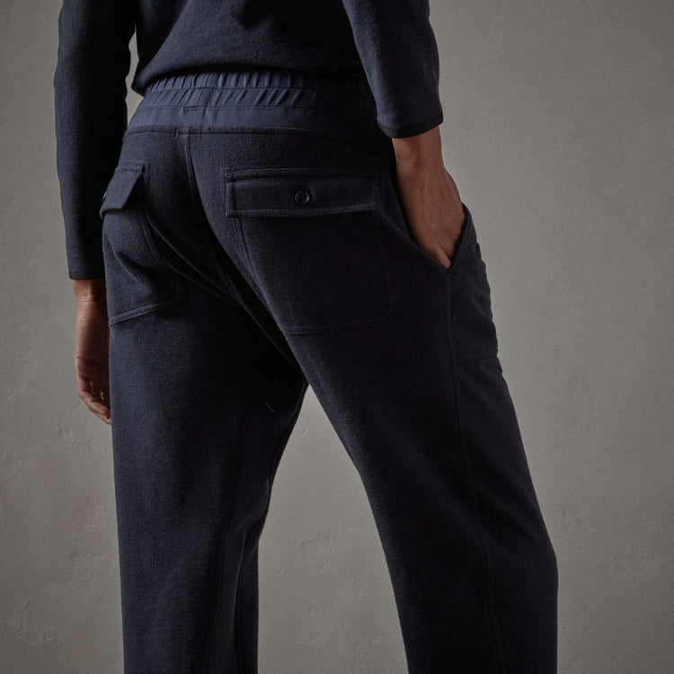 Brushed Terry Pocket Pant - Navy | James Perse Los Angeles
