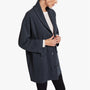Oversized Shawl Cardigan In Denim Melange | James Perse Los Angeles