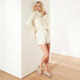 Micro Suede Pull On Short in Alabaster | James Perse Los Angeles