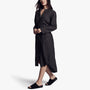 Tie Waist Shirt Dress In Carbon | James Perse Los Angeles