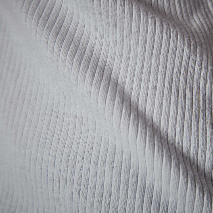 Clean Cut Away Ribbed Tank in White | James Perse Los Angeles