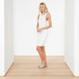 Technical Jersey Ribbed Tank Dress In White | James Perse Los Angeles