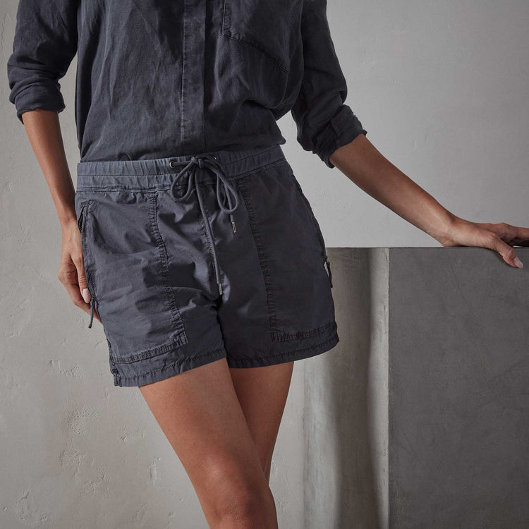 Zip Pocket Utility Short - Titan Pigment | James Perse Los Angeles