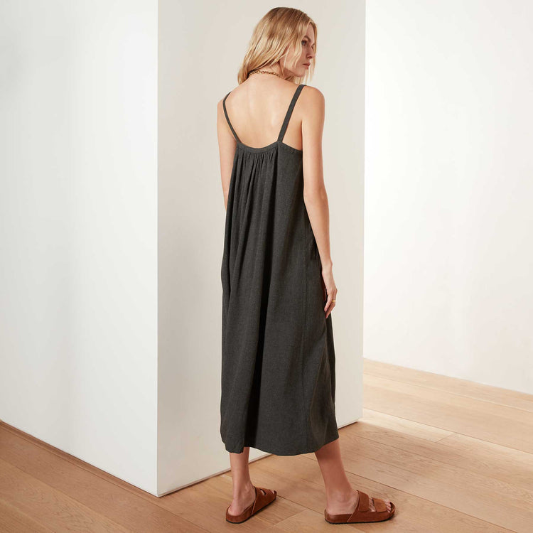 Camisole Dress - Anthracite | James Perse Los Angeles