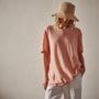 Crepe Jersey Overiszed Short Sleeve Crew in Spritz Pigment | James Perse Los Angeles 