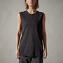 Crepe Jersey Muscle Crew in Black | James Perse Los Angeles
