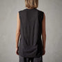 Crepe Jersey Muscle Crew in Black | James Perse Los Angeles