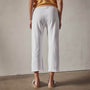 Vintage French Terry Cutoff Sweatpant in White | James Perse Los Angeles 