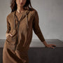Vintage French Terry Zip Up Hoody in Acorn Pigment | James Perse Los Angeles