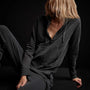 Vintage French Terry Zip Up Hoody - Magma Pigment | James Perse Los Angeles