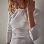 Carmel Sweater in White | James Perse Los Angeles 