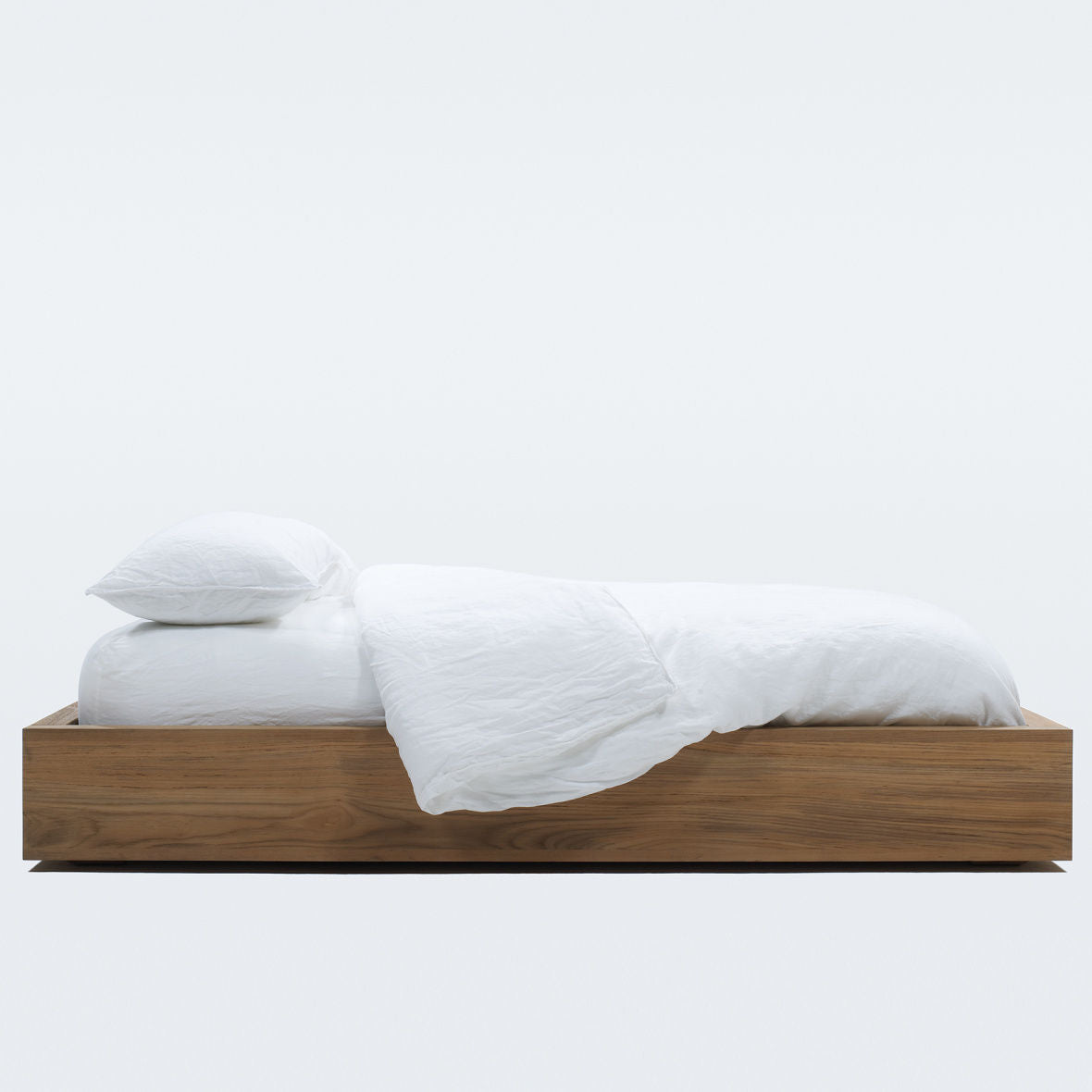 Linen Duvet Cover In White | James Perse Los Angeles
