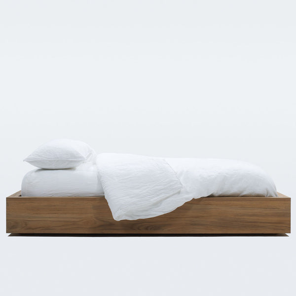Linen Duvet Cover In White | James Perse Los Angeles