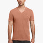 Short Sleeve V Neck in Orange Pigment | James Perse Los Angeles
